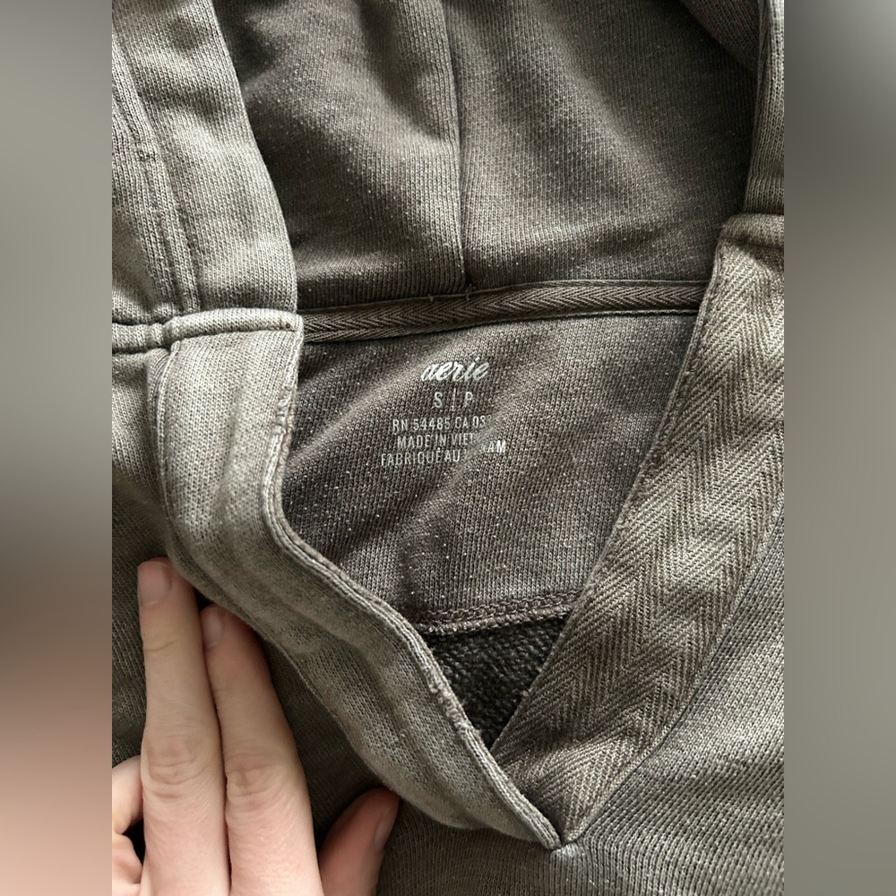 Aerie Oversized Distressed Hoodie - Picture 2 of 5